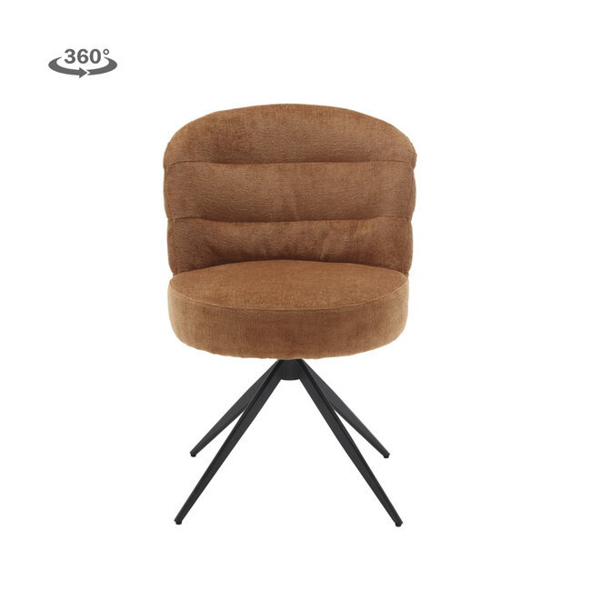 Tower Living Carro Stoel - Harmony 56 caramel brown