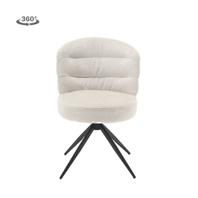 Tower Living Carro Stoel - Harmony 02 almond white