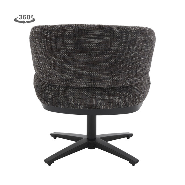 Tower Living Perca Lounge Armstoel - fabric TED 17 blue-grey