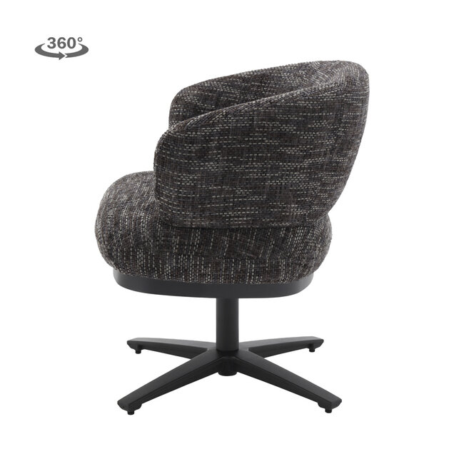 Tower Living Perca Lounge Armstoel - fabric TED 17 blue-grey