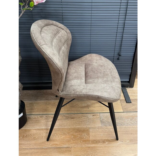 WoonMax Eettafelstoel Owen - Poot 3 - Luxor liver - Showroommodel