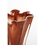 Light en Living Vaas Ø26X32 cm KAZUNO Glas helder terra+creme