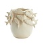 Light en Living Vaas deco 29X28,5X27 cm FISH keramiek creme