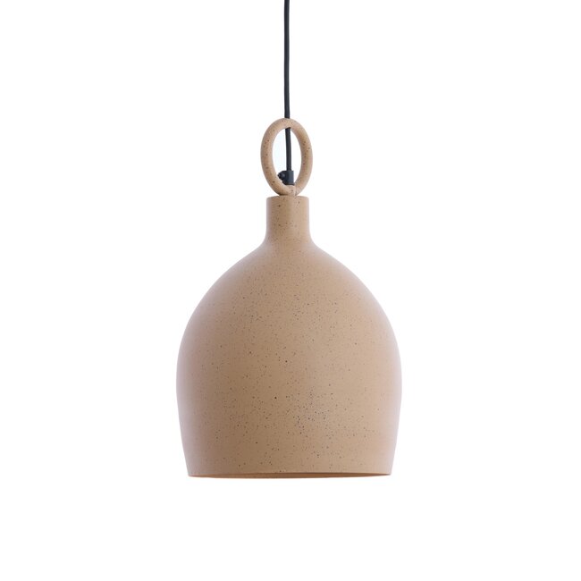 Light en Living Hanglamp Ø24X39 cm ROSERO terra+bruin gespikkeld