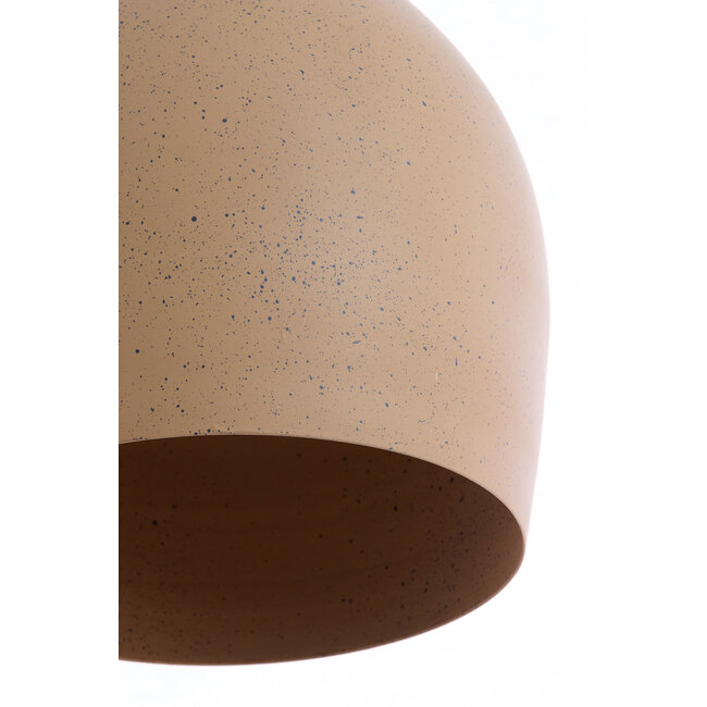 Light en Living Hanglamp Ø24X39 cm ROSERO terra+bruin gespikkeld
