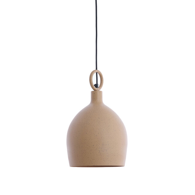 Light en Living Hanglamp Ø24X39 cm ROSERO terra+bruin gespikkeld