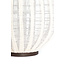 Light & Living Windlicht Ø32x40 cm Dazio Linen Natural+donkerbruin hout