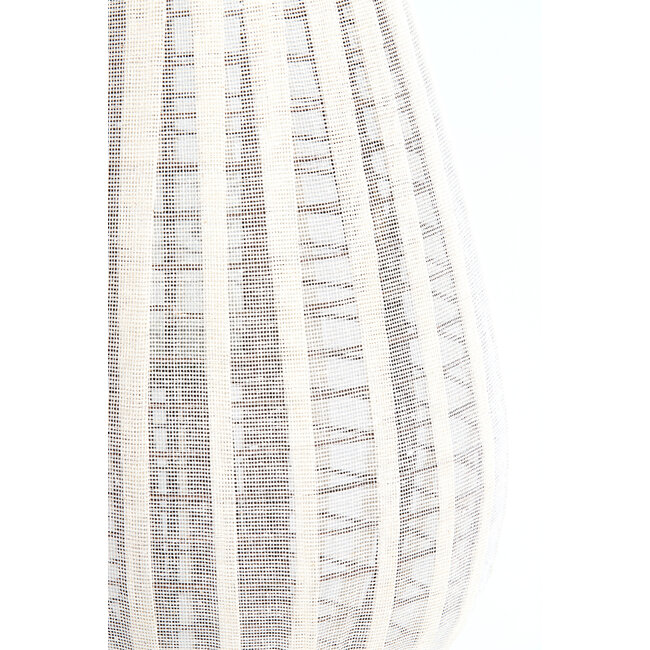 Light en Living Windlicht Ø36X55 cm DAZIO Linen Natural+donkerbruin hout