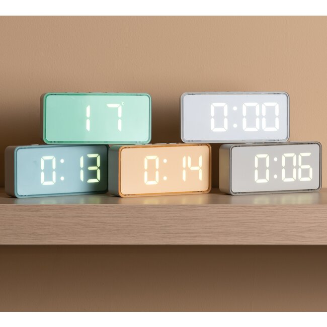 Karlsson Alarmklok Audaz misty blauw