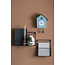 Karlsson Wandklok Cuckoo licht misty blauw met army groen