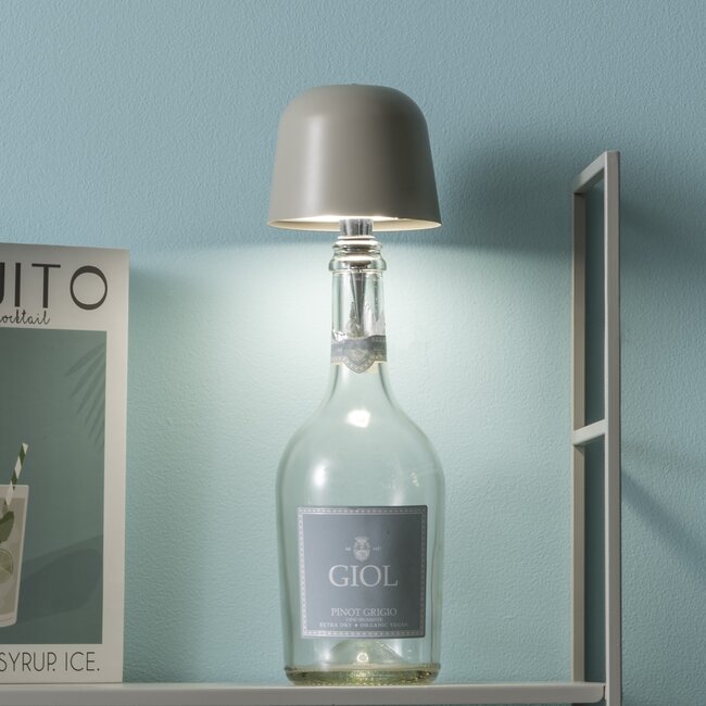 Leitmotiv Flessenlamp Cone Hat LED warm grijs