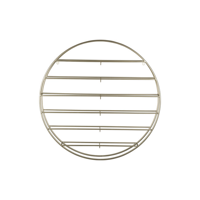 Present Time Wijnrek Redondo metaal goud