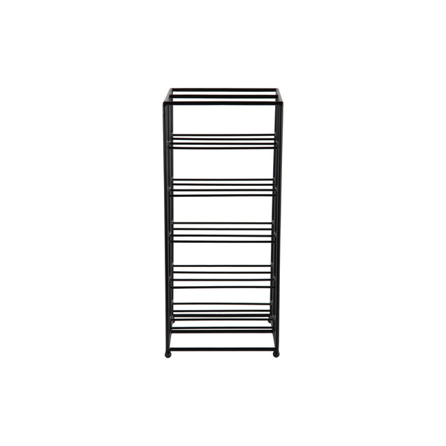 Present Time Wijnrek Dual Floor metaal mat zwart