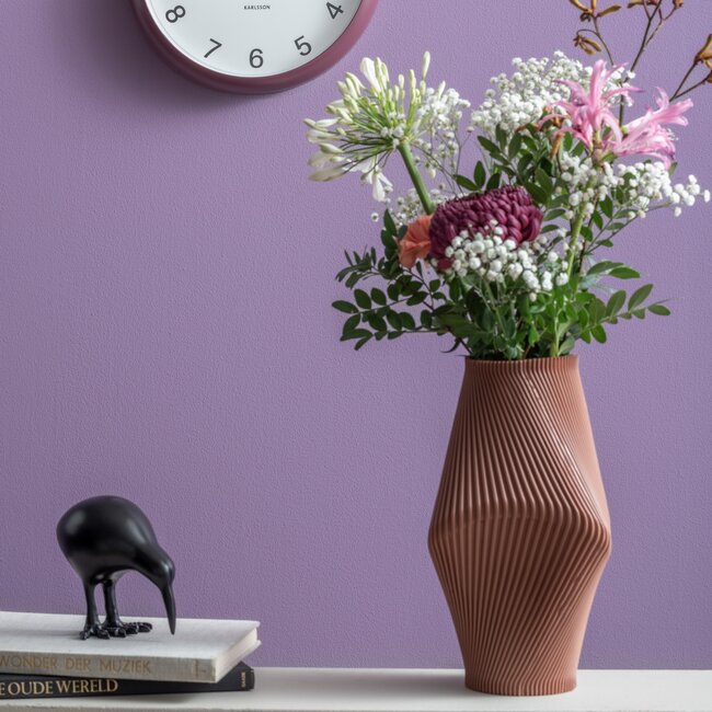 Present Time Vaas Twisted Rib groot warm bruin