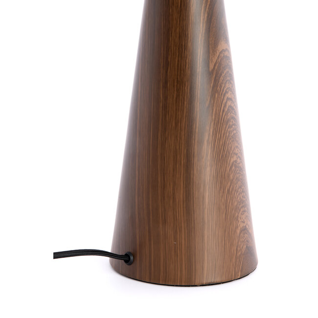 Light en Living Lampvoet Ø14x40 cm DINAN houtprint donkerbruin