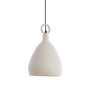 Light en Living Hanglamp Ø24X37 cm RISARI zand+lichtbruin gespikkeld