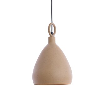 Light en Living Hanglamp Ø24X37 cm RISARI terra+bruin gespikkeld