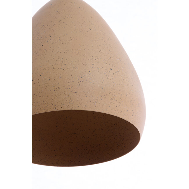 Light en Living Hanglamp Ø24X37 cm RISARI terra+bruin gespikkeld