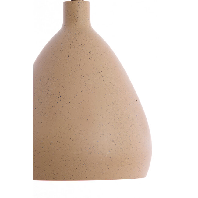 Light en Living Hanglamp Ø24X37 cm RISARI terra+bruin gespikkeld