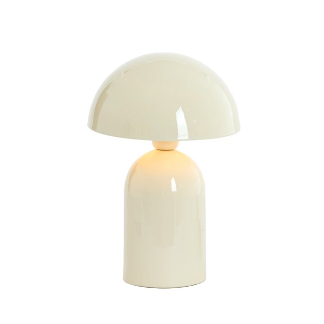 Light en Living Tafellamp Ø23X35 cm TOLIMA shiny creme