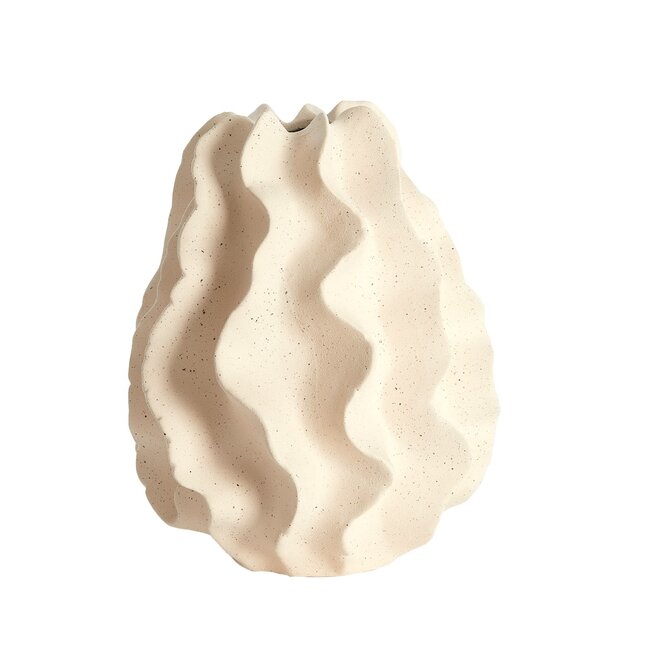 Light en Living Vaas Deco Ø22X26 cm NELANI mat crème