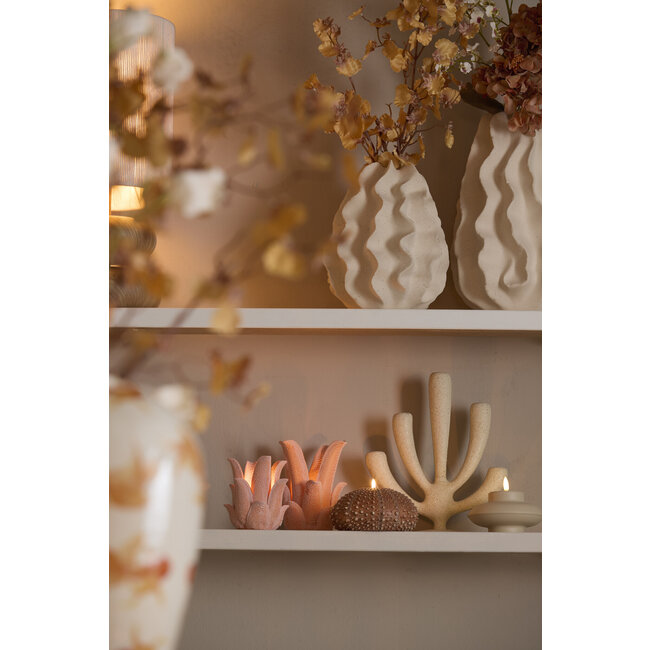 Light en Living Vaas Deco Ø22,5X37,5 cm NELANI mat crème