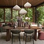 Light en Living Hanglamp Ø40X28,5 cm ZUBEDA linnen naturel