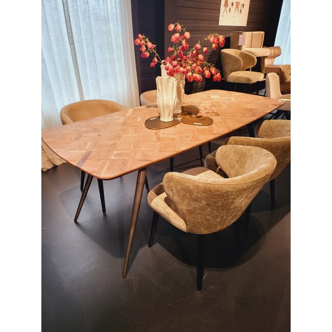 PTMD Eettafel Fieron Acacia naturel ovaal 240 cm - Showroommodel