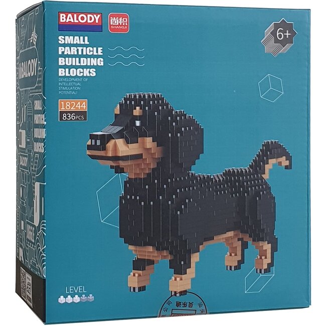 Balody 3D bouwset Teckel klein