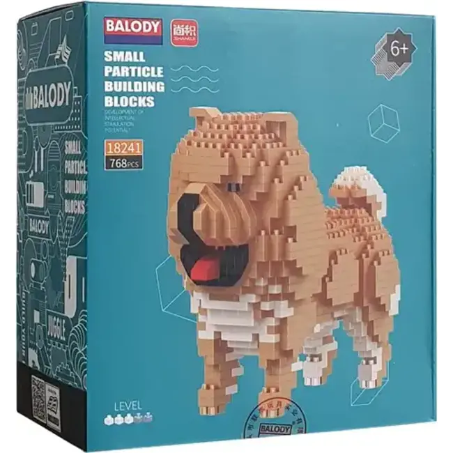 Balody 3D bouwset Chow chow klein