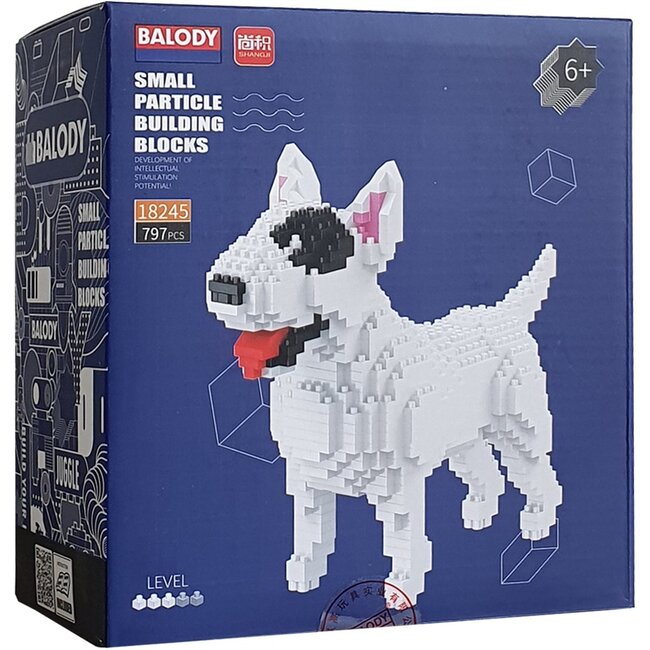 Balody 3D bouwset Bull Terrier klein