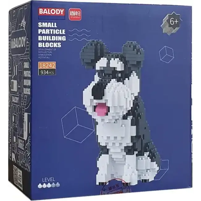 Balody 3D bouwset Schnauzer klein