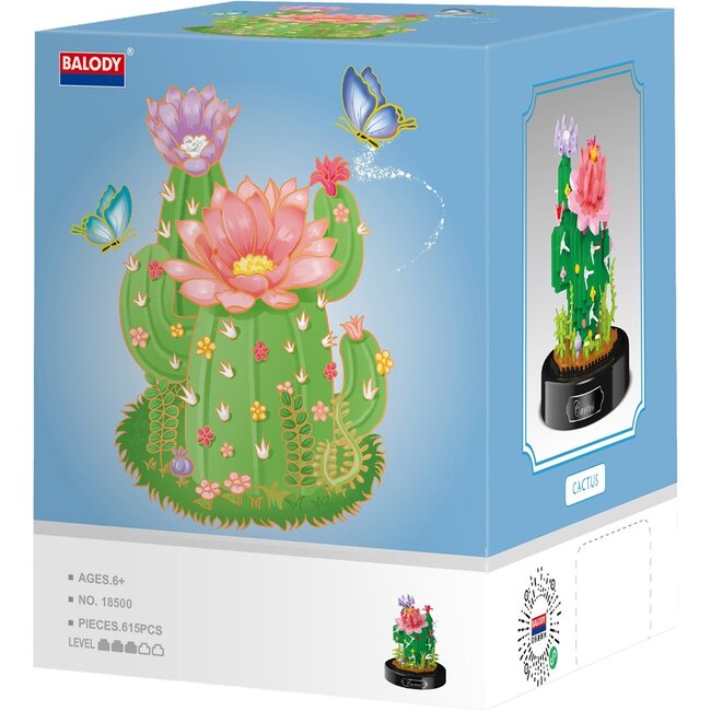 Balody 3D bouwset Cactus onder stolp
