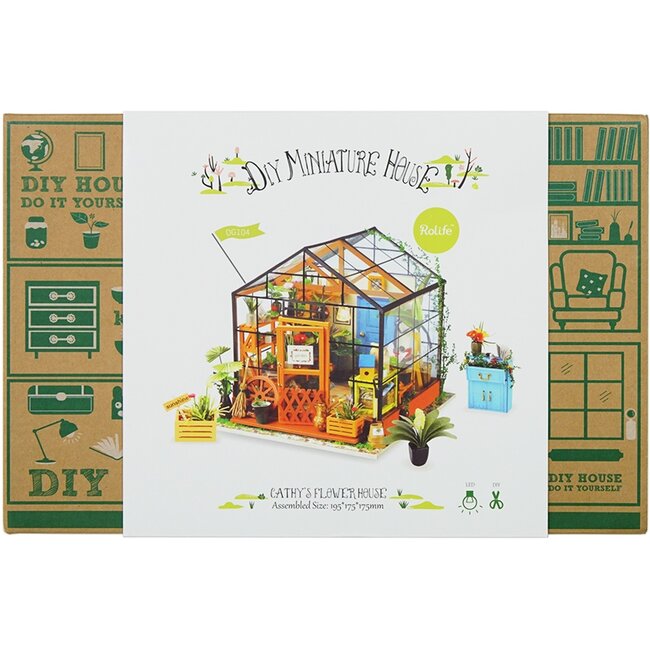 Robotime Houten bouwpakket Cathy's flower house
