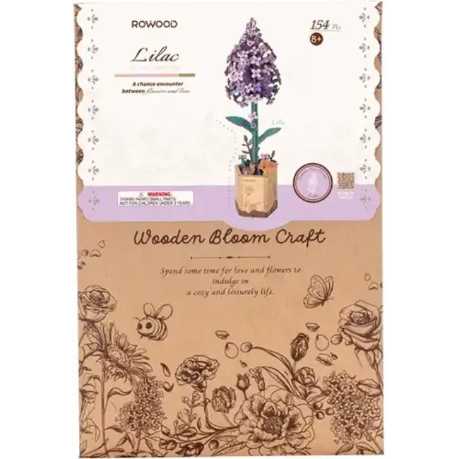 Robotime Houten Bouwpakket Lilac