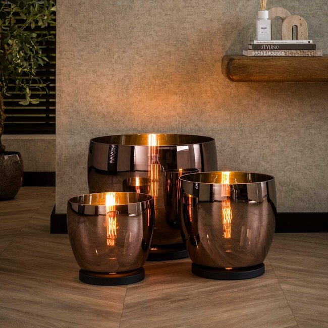 WoonStijl Vloerlamp UP L - Koper