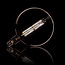 WoonStijl Lichtbron LED filament bol Ø20 0 - E27 8W dimbaar / Smoke grey glas