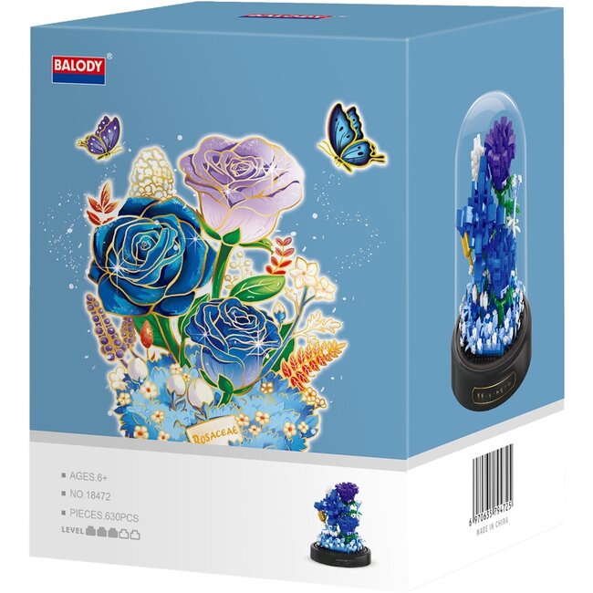 Balody 3D Bouwset Blue Enchantress onder stolp