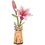 Robotime Houten Bouwpakket Pink Lily