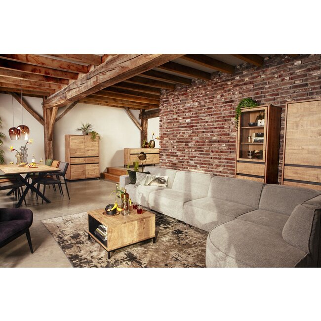 WoonMax Vitrinekast Berlage mango - Showroommodel