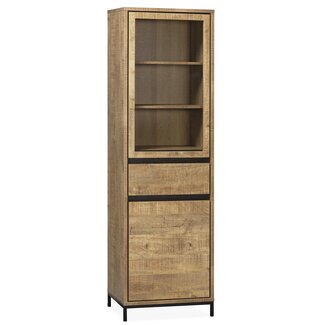 WoonMax Vitrinekast Berlage mango - Showroommodel