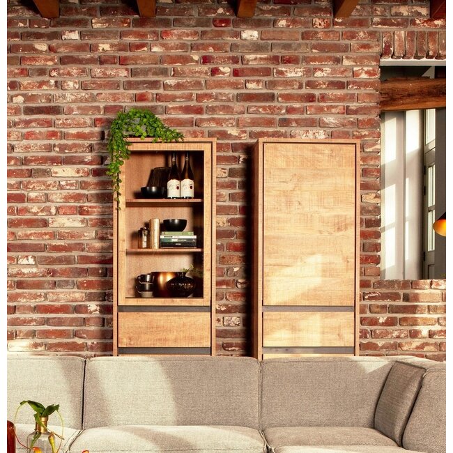 WoonMax Vitrinekast Berlage mango - Showroommodel