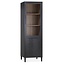 WoonMax Vitrinekast Gamma 1 deur glas en 1 deur - Showroommodel
