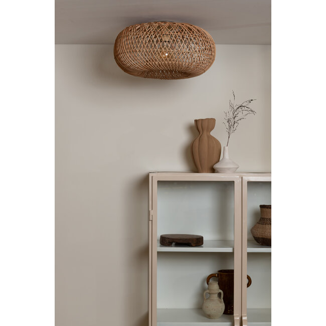 Good&Mojo Plafondlamp Arizona bamboe ø50 naturel S