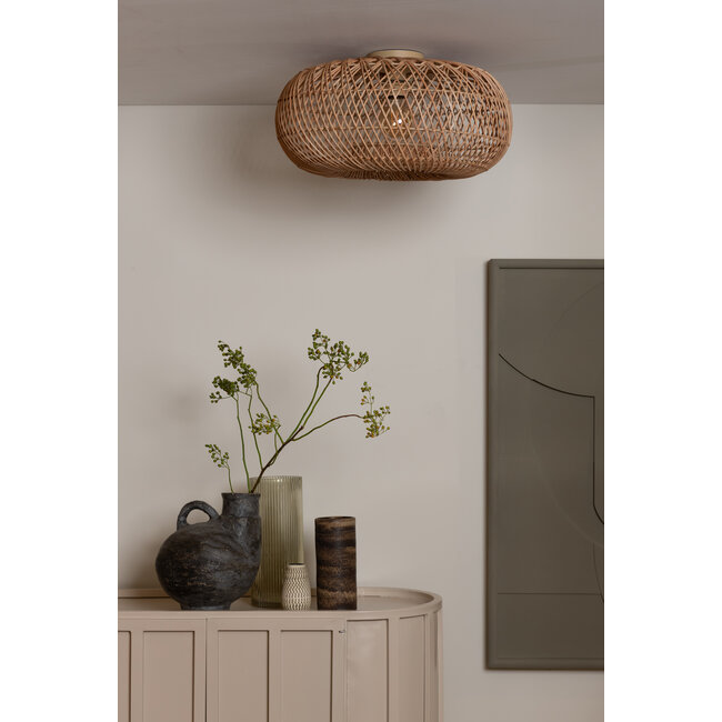 Good&Mojo Plafondlamp Arizona bamboe ø50 naturel S