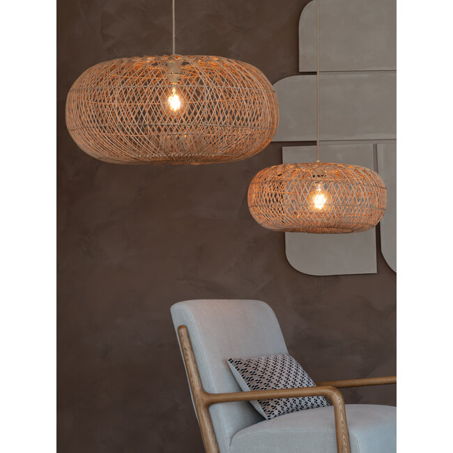 Good&Mojo Hanglamp Arizona bamboe ø70 naturel L