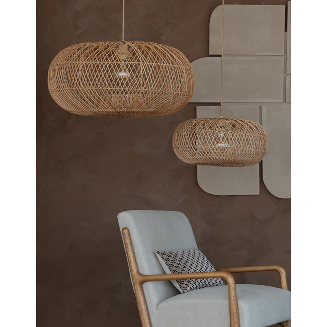 Good&Mojo Hanglamp Arizona bamboe ø70 naturel L