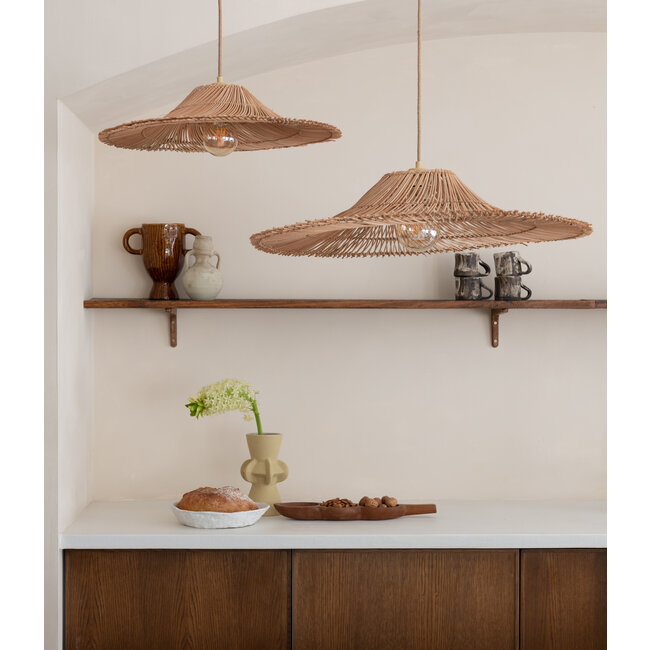 Good&Mojo Hanglamp Cancun rotan ø53 naturel S