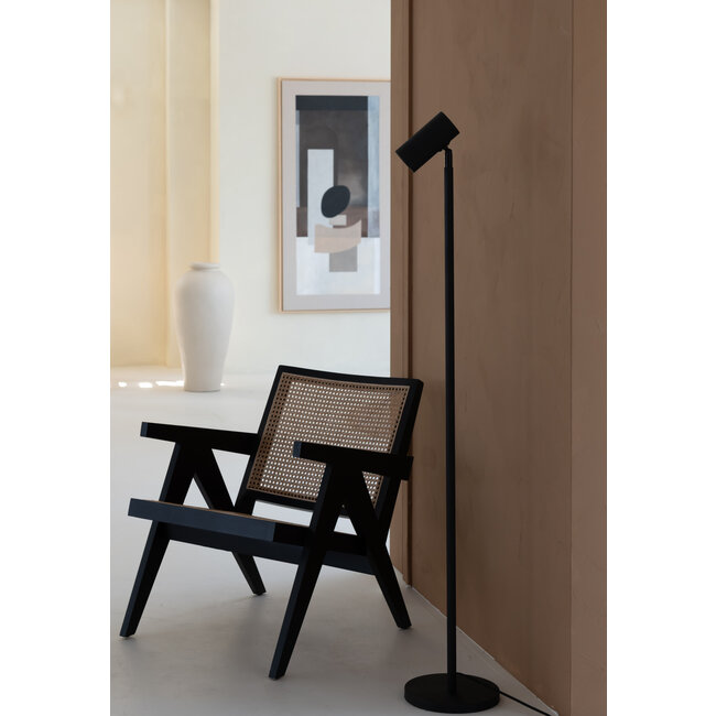 Good&Mojo Vloerlamp bamboe Java zwart
