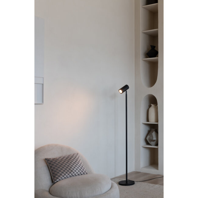 Good&Mojo Vloerlamp bamboe Java zwart